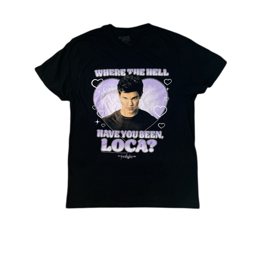 Twilight Black Graphic Tee with Jacob
